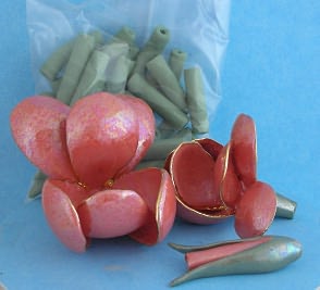 Set for Gladiola necklace with Mother of