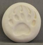 Large Bear Paw Button -- Ivory or Caramel