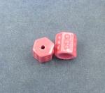 Cord End Caps 1 pair-- Red