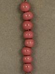 Red Glazed Bead Set - 8  (8mm)  