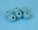 Tumbled bisque beads - Turquoise- 8  (8m