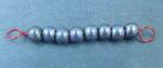 Black Lustre Bead Set - 8  (8mm)  beads