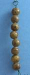 Slate Glazed Bead Set - 6  (10mm)  beads