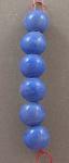 BlueGlazed Bead Set - 6  (14mm)  be