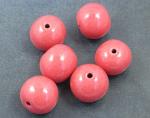 Red- 6  14mm beads