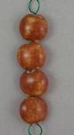 Brown Shino -- 4 beads