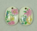 Chintz Floral Charms - Pair