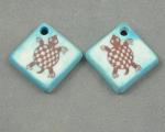 Native design Charms -- Pair