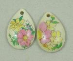 Chintz Floral Charms - Pair