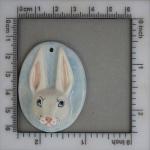 Sculpted Rabbit-- Underglazes