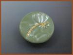Dragonfly - Green w/lustre and gold