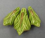 Leafy Cones Set of 3 - Lime w/ Gol