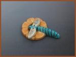 Dragonfly Toggle - Blue with MOP
