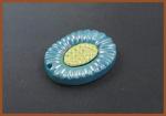 FlowerToggle - Turquoise with MOP