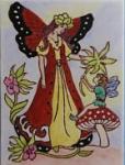 1 Fairies with Mushroom Plaque