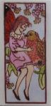Fairy with Bird in Tree Plaque