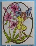 Fairy with Lilies Plaque