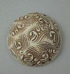 Swift Creek Rattle Bead - Porcelain