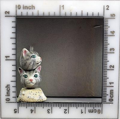 Cat head Bead - pr