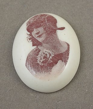 Vintage Lady Face Cab -- Sepia