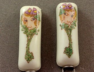 Art Nouveau Face Cab Pair