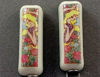 Art Nouveau Lady Cabs