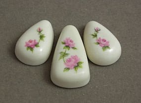 Hand Painted Rose cab set