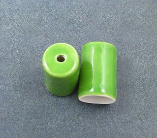 Cord End Caps 1 pair-- Kiwi