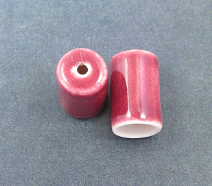 Cord End Caps 1 pair-- Wine