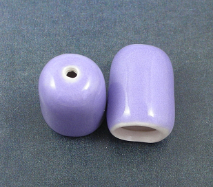 Cord End Caps 1 pair-- Purple