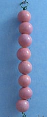 Fire Opal Glazed Bead Set - 6  (10mm)  b