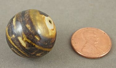 Glazed Bead --1 22mm bead