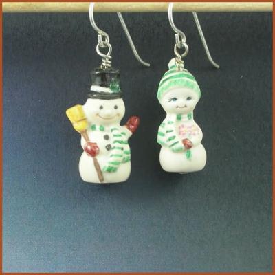 Snow People Earrings