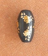 Gold Rose Focal Bead