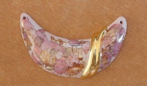 Lustre Crescent Pendant