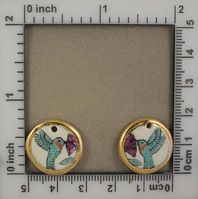 Hummingbird Charm Pair