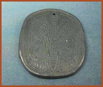 Swift Creek Stamp Pendant