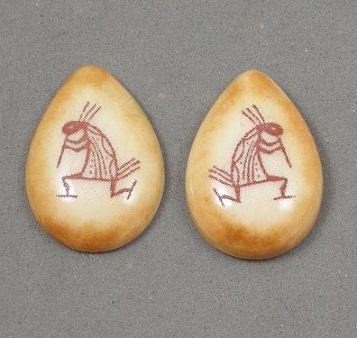 Native American design cabs-- Pair