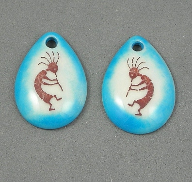 Native design Charms -- Pair