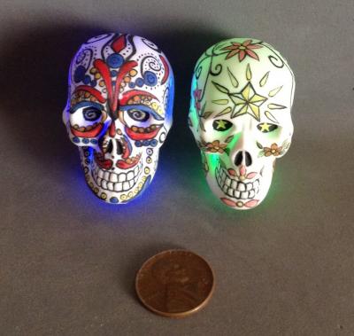 Large Sugar Skull - light up