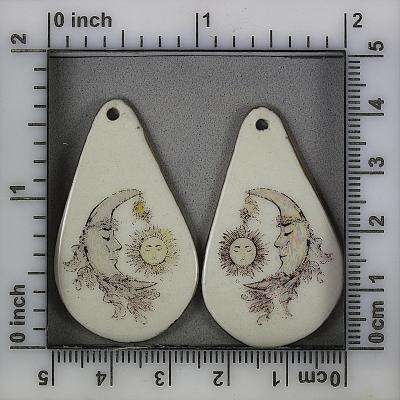 Teardrop with Moon Design