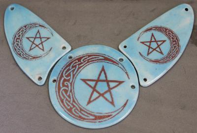 Pagan Design Pendant Set -- Sun and Moon Designs