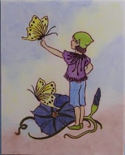 Fairy with Butterflies Plaque