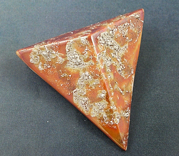 Faceted Triangle -- Aurora Nugget